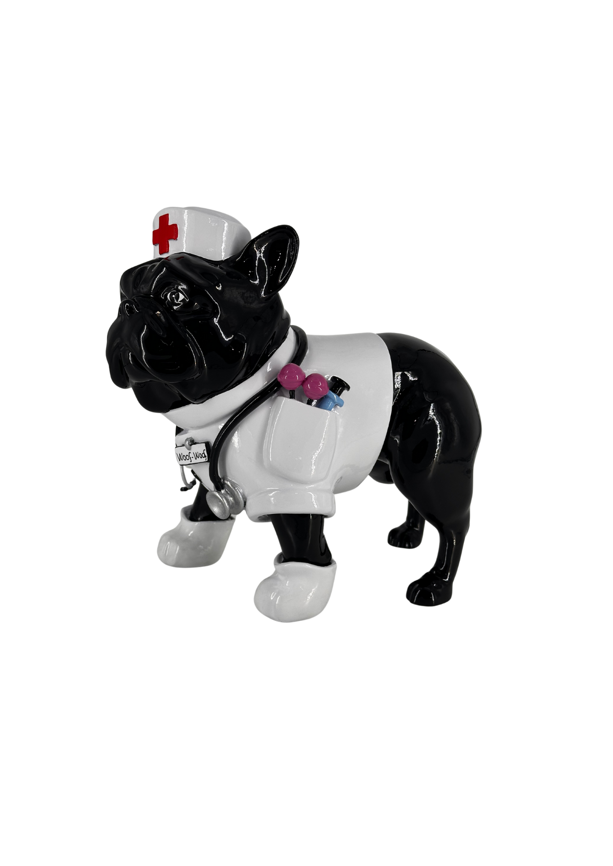 The Nurse Bulldog French Bulldog sculpture in Profession finish - main product view | KULORI