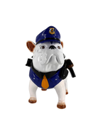 The Police Dog Bulldog French Bulldog sculpture in Profession finish - alternate product view | KULORI