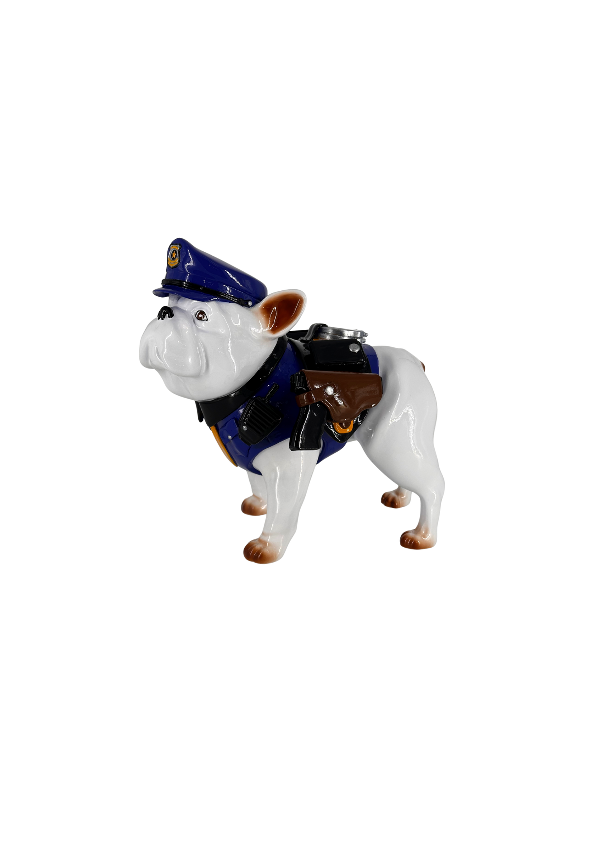 The Police Dog Bulldog French Bulldog sculpture in Profession finish - additional product view | KULORI