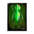 KAWS Dissected LED wall art in Originals LED Wall Art finish - framed product view | KULORI