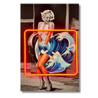 Marilyn Wave Kanagawa LED wall art in Originals LED Wall Art finish - main product view | KULORI