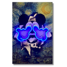 Mickey Starry Night LED wall art - alternate product angle | KULORI