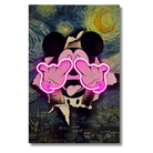 Mickey Starry Night LED wall art - product gallery view | KULORI