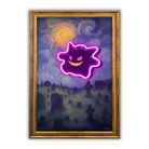 Haunted Night LED wall art in Originals LED Wall Art finish - alternate product angle | KULORI