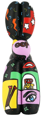 Pat Pop Balloon Dog sculpture in Pop Art finish - alternate product angle | KULORI