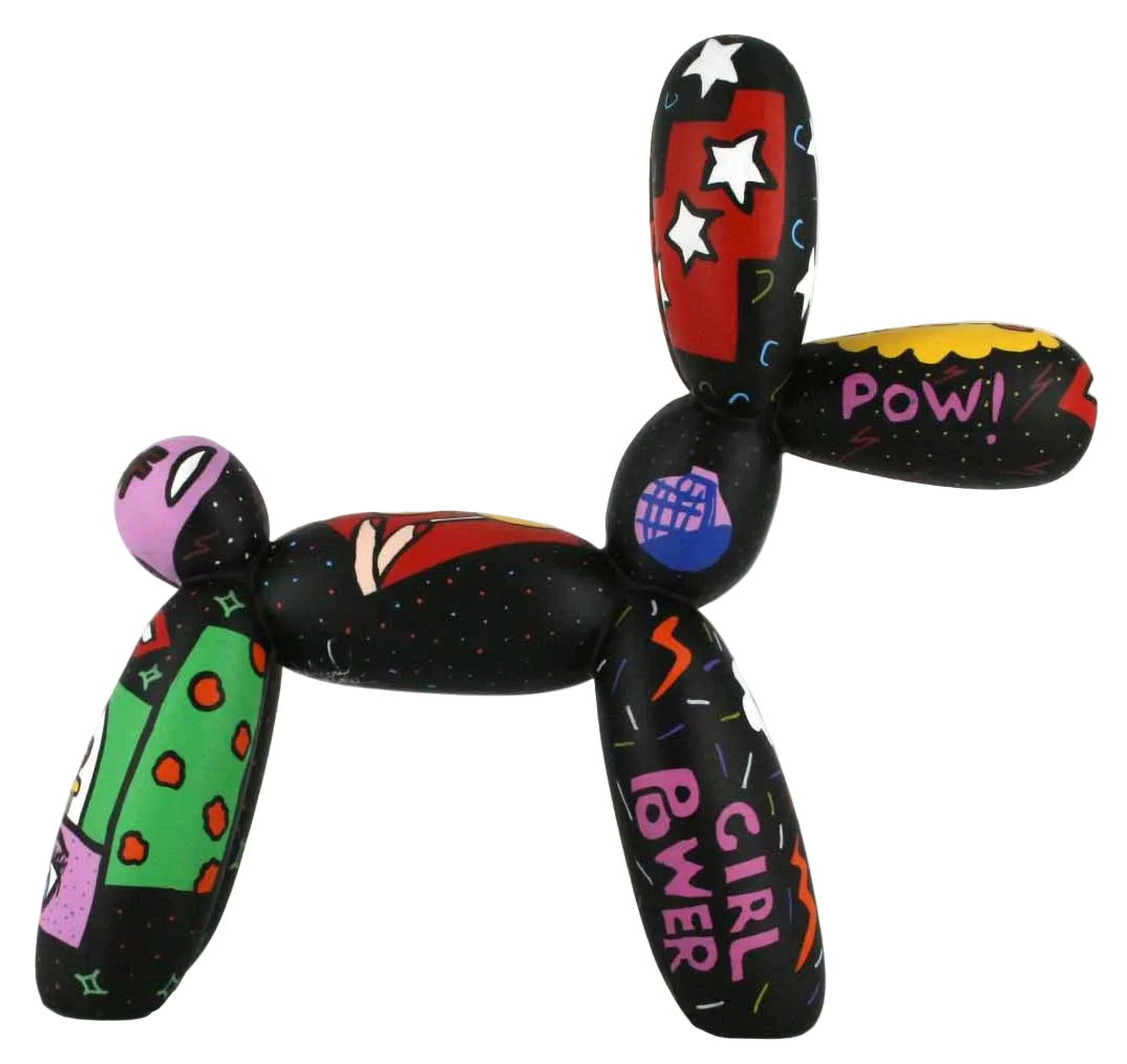 Pat Pop Balloon Dog sculpture in Pop Art finish - additional product view 6 | KULORI