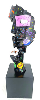 Pat Pop Silence sculpture in Pop Art finish - alternate product angle | KULORI