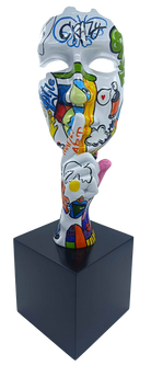 Picasso Graf Silence sculpture in Graffiti finish - main product view | KULORI