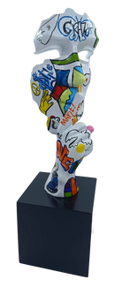 Picasso Graf Silence sculpture in Graffiti finish - alternate product view | KULORI