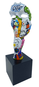 Picasso Graf Silence sculpture in Graffiti finish - additional product view | KULORI