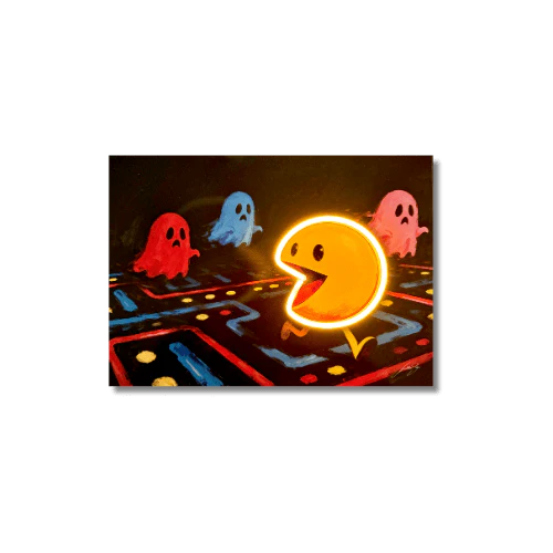 Pixel Arcade V.2. LED wall art in Mini LED Wall Art finish - main product view | KULORI