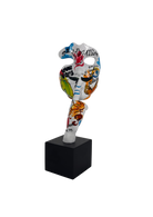 Plaisir Silence sculpture in Graffiti finish - main product view | KULORI