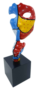 Pop Art Dots Silence sculpture in Pop Colours finish - alternate product view | KULORI