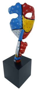 Pop Art Dots Silence sculpture in Pop Colours finish - main product view | KULORI