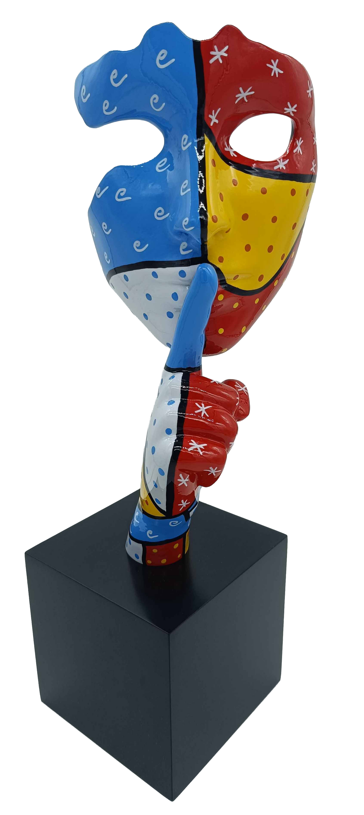 Pop Art Dots Silence sculpture in Pop Colours finish - main product view | KULORI