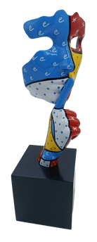 Pop Art Dots Silence sculpture in Pop Colours finish - additional product view | KULORI