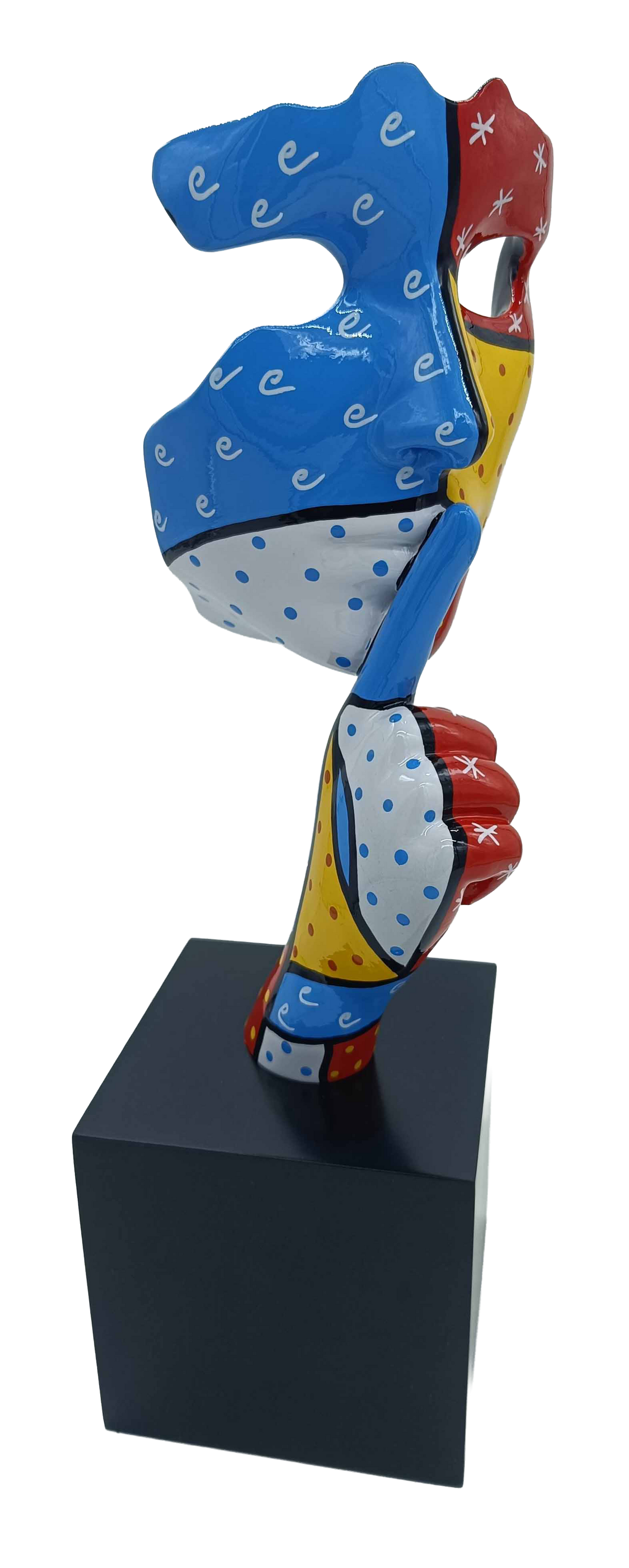 Pop Art Dots Silence sculpture in Pop Colours finish - additional product view | KULORI