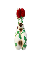 Rose Balloon Dog sculpture in Nature finish - additional product view | KULORI
