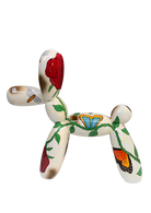 Rose Balloon Dog sculpture in Nature finish - alternate product view | KULORI