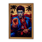 Say Hello LED wall art - framed product view | KULORI