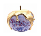 Blossom Blue Melted Apple sculpture in Nature finish - alternate product view | KULORI