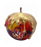 Graf in Gold Melted Apple sculpture in Graffiti °2 finish - main product view | KULORI