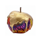 Graf in Gold Melted Apple sculpture in Graffiti °2 finish - additional product view | KULORI