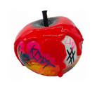 Graf in Red Melted Apple sculpture in Graffiti °2 finish - alternate product view | KULORI