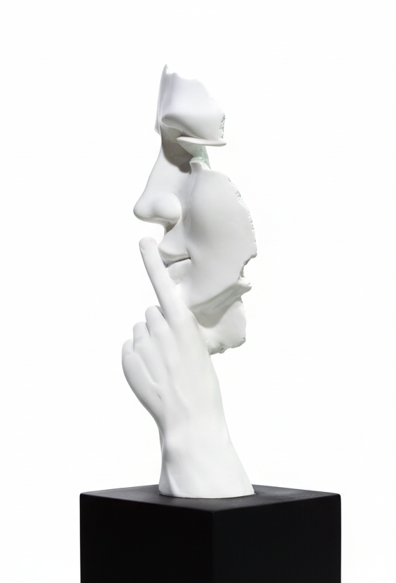 Unicolour Silence sculpture - alternate product view | KULORI