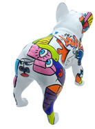 Picasso Graf French Bulldog sculpture in Graffiti finish - additional product view | KULORI