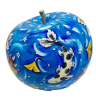 Carpa Apple sculpture in Nature finish - alternate product angle | KULORI