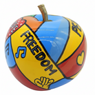 Pop Art Peace Apple sculpture in Pop Colours finish - alternate product view | KULORI