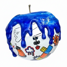 Picaso Graf Melted Apple sculpture in Graffiti finish - alternate product view | KULORI