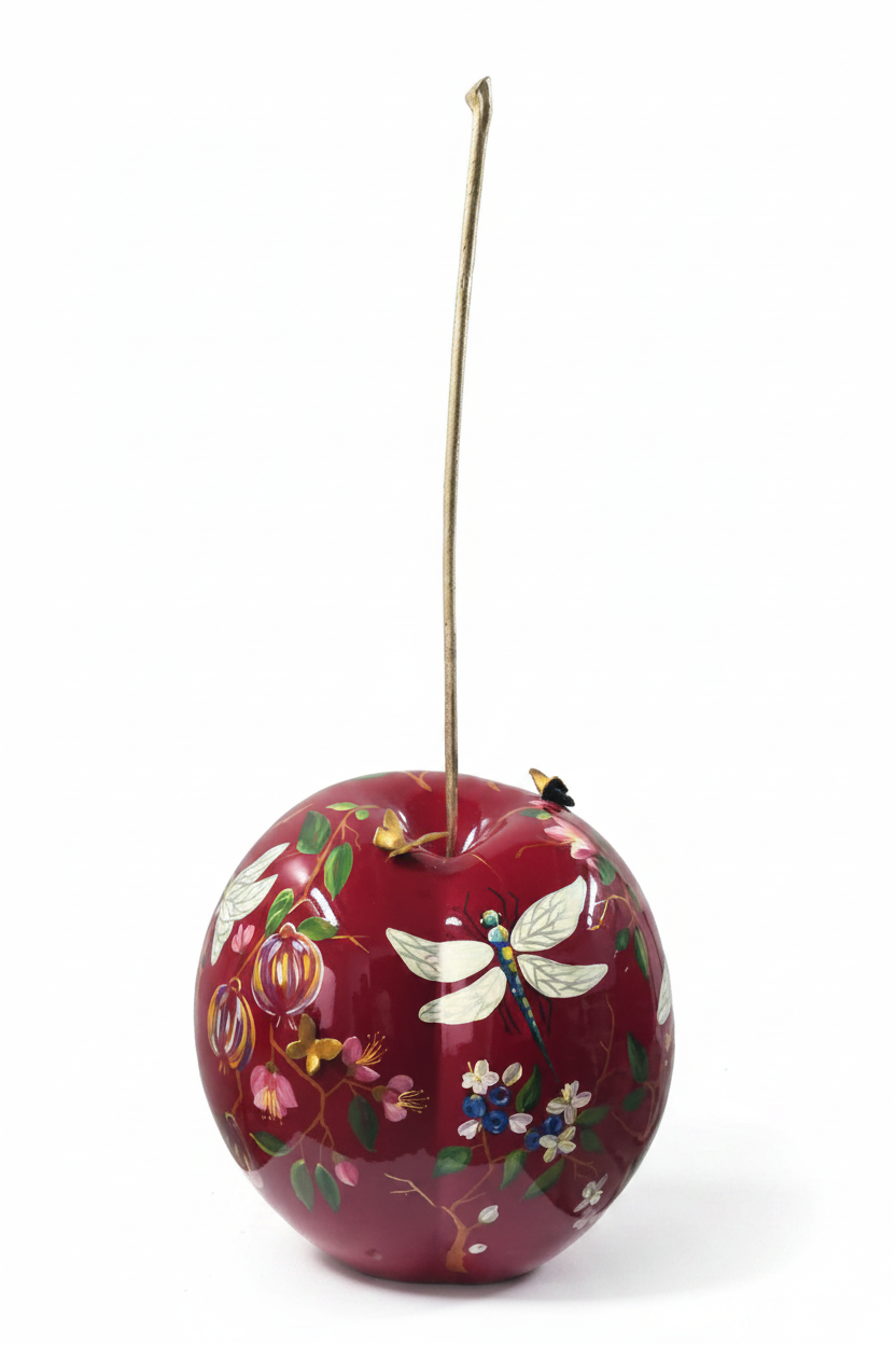 Swan's Cradle Cherry sculpture in Nature finish - alternate product angle | KULORI