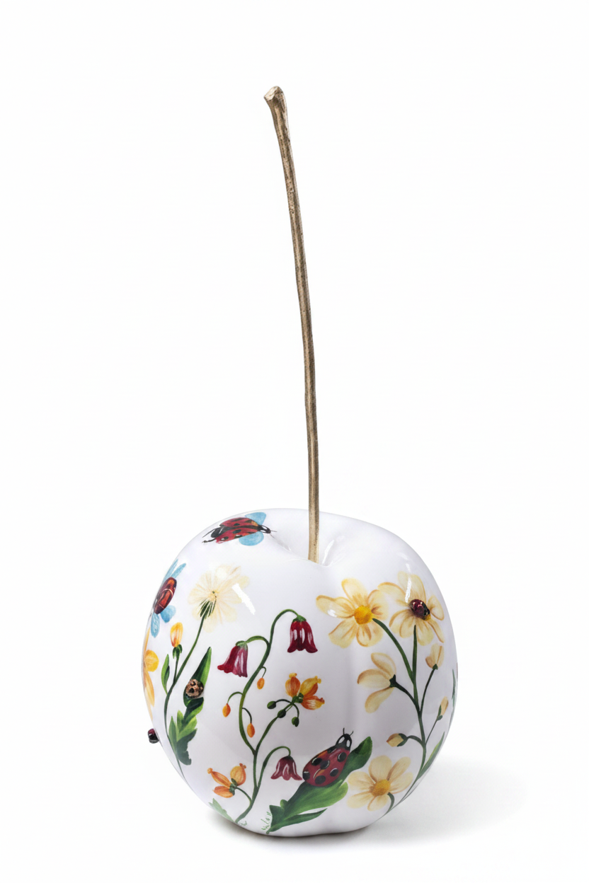 Laddy Buggy Cherry sculpture in Nature finish - additional product view | KULORI