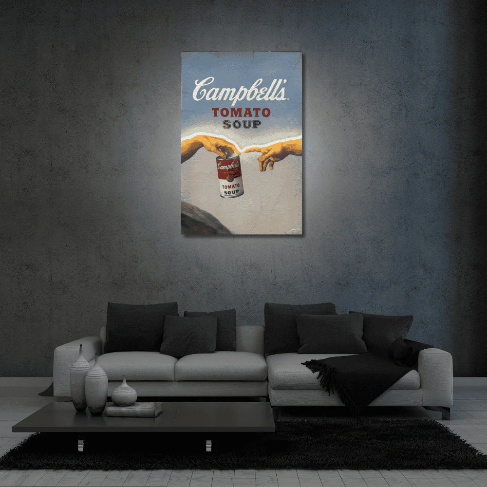 The Divine Soup LED wall art in Originals LED Wall Art finish - alternate product view | KULORI