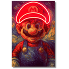 Super Mario Starry Night LED wall art in Originals LED Wall Art finish - main product view | KULORI