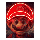 Super Mario Starry Night LED wall art in Originals LED Wall Art finish - additional product view | KULORI