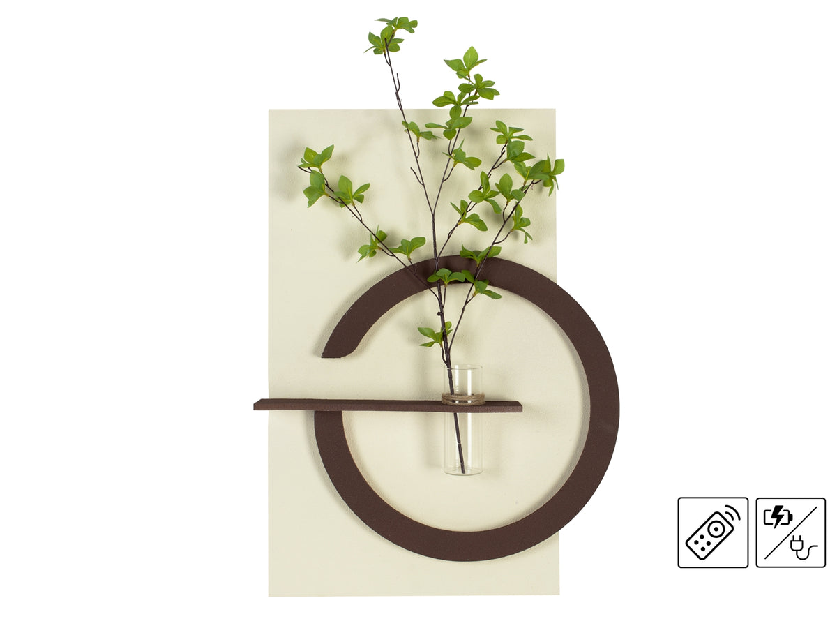 Halo Flora LED Wall Decor LED wall art - alternate product view | KULORI