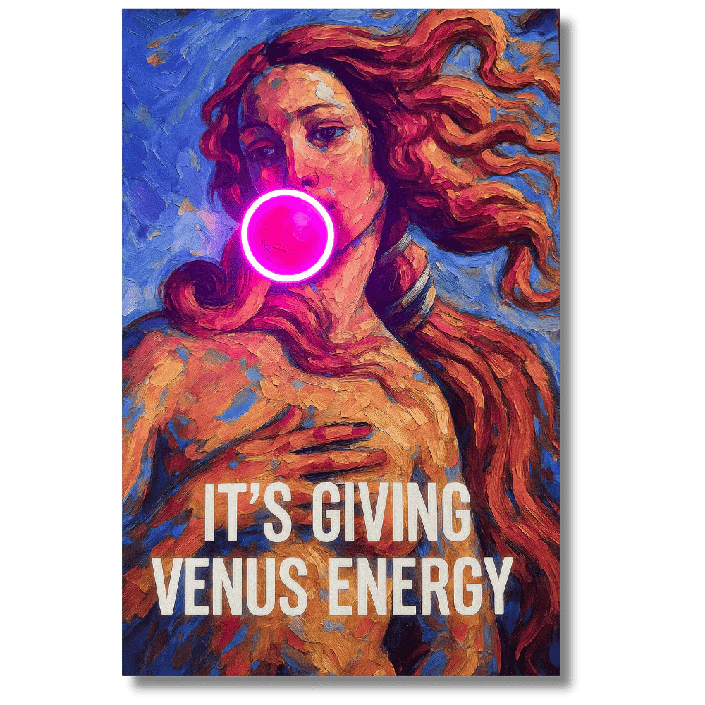 Venus Bubble LED wall art in Originals LED Wall Art finish - main product view | KULORI