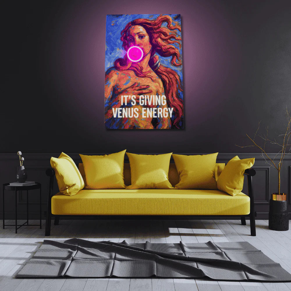 Venus Bubble LED wall art in Originals LED Wall Art finish - alternate product view | KULORI