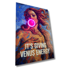Venus Bubble LED wall art in Originals LED Wall Art finish - side view | KULORI