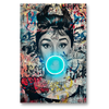 Audrey Hepburn Bubble V.1 LED wall art in Originals LED Wall Art finish - main product view | KULORI