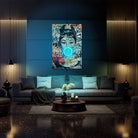 Audrey Hepburn Bubble V.1 LED wall art in Originals LED Wall Art finish - alternate product view | KULORI