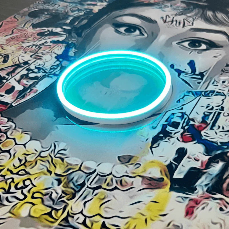 Audrey Hepburn Bubble V.1 LED wall art in Originals LED Wall Art finish - additional product view | KULORI