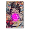 Audrey Hepburn Bubble V.1 LED wall art in Originals LED Wall Art finish - additional product view 6 | KULORI