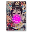 Audrey Hepburn Bubble V.1 LED wall art in Originals LED Wall Art finish - additional product view 6 | KULORI