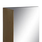 Rectangular mirror with a gold frame | KULORI Malta & Gozo
