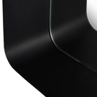 Close-up of the curved shelf mirror | KULORI Malta & Gozo