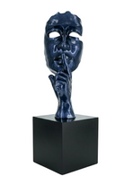 Silence sculpture in Metallic finish - main product view | KULORI